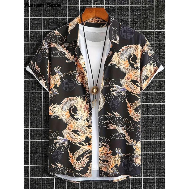 

Cartoon Animal Graphic Men s Funny Shirt 3D Print Quick Dry Short-sleeved Tops Casual Men Clothes Summer Street Fashion Shirts 2XL