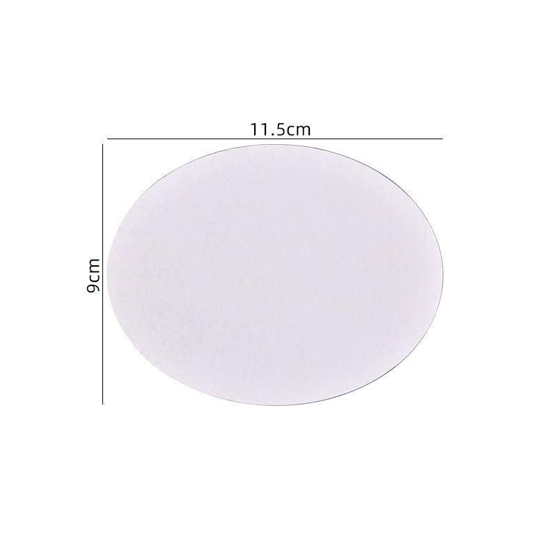 Epoxidová odlévací silikonová forma na make-up zrcátka s 1 sadami s oválným objektivem