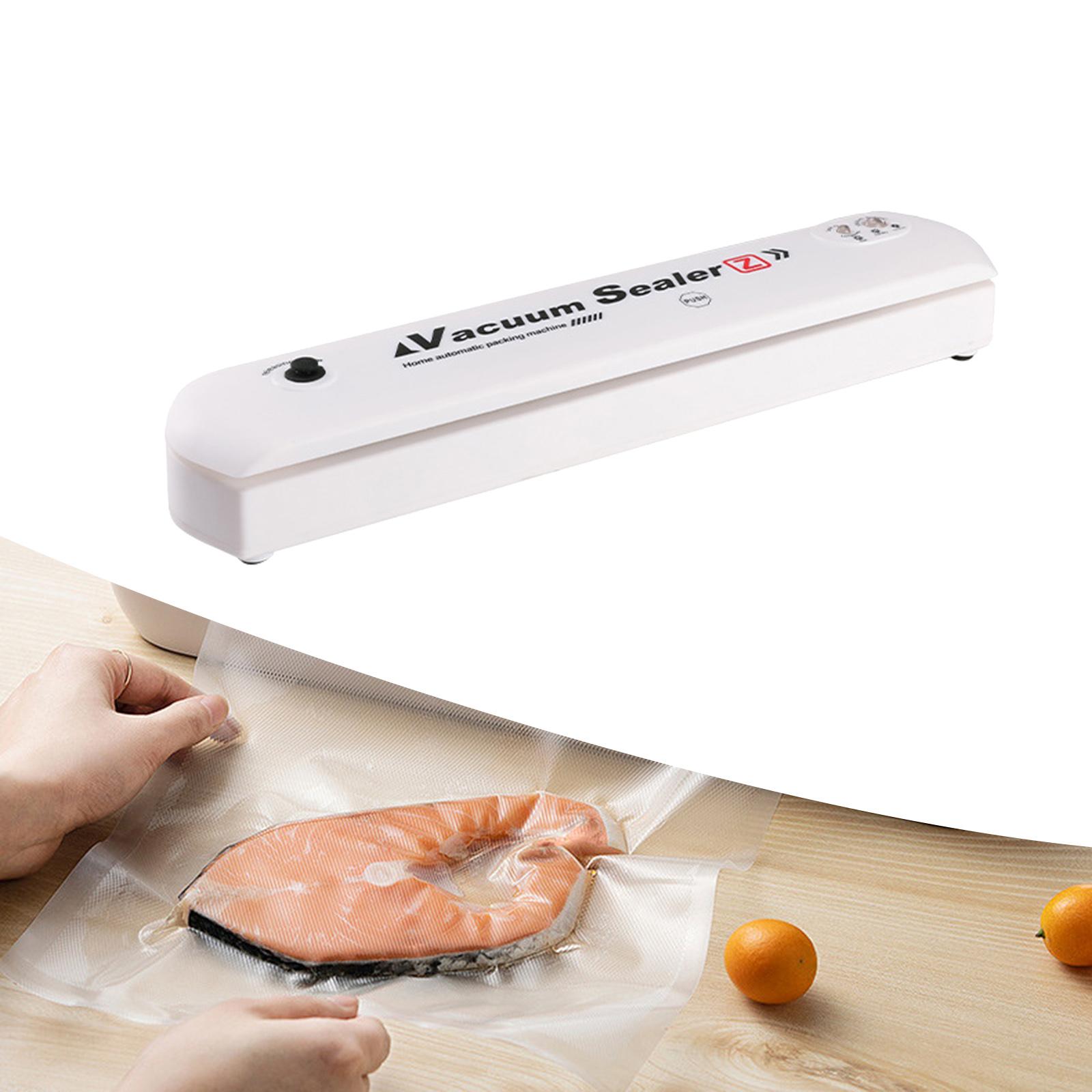 

Automatic Seal Storage Household Compact Designs Food Preservation Food Vacuum Sealer for Snacks Seafood Nuts Fruits Bread белый