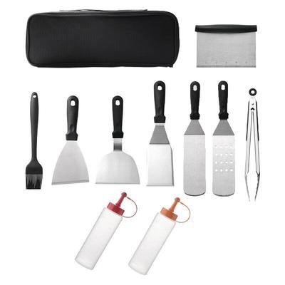 Ruhan 10-teiliges Edelstahl-BBQ- & Teppanyaki-Werkzeugset