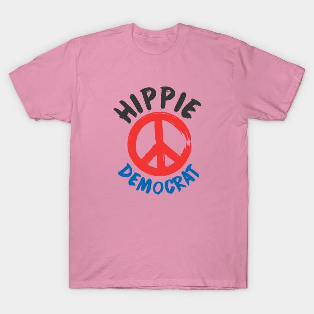 T-Shirt Damen Hippie Demokrat Harajuku Druck Kawaii T-Shirt Sommer Kurzarm Damen T-Shirt Top Tee