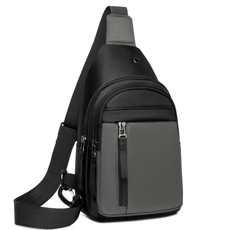 Breast Bag New Men's Multi-functional Simple Fashion Trend Shoulder Bag Business Commuter Messenger Bag