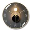Wall Clock for Living Room Decor Kitchen Wall Clocks Battery Operated Round Glass Decorative Wall Clock Non Ticking