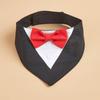 Multicolor British Style Dog Bandana - Wedding Pet Triangle Scarf