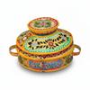 Hand-Painted Decorative Storage Box | Rajasthani Wooden Box with Lid | Colorful Indian Art Organizer | Ethnic Floral Keepsake Box