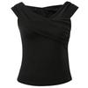 Sancai Women's Off-Shoulder Slim Fit T-Shirt