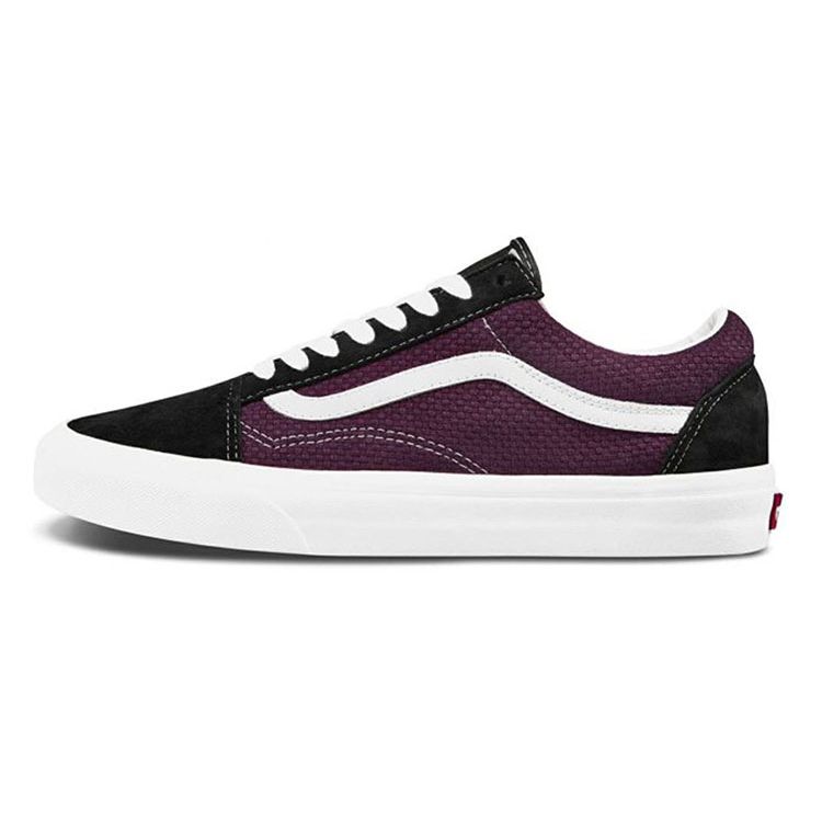 

Кроссовки унисекс Vans Old Skool P&C Красный Черный Порт-Рояль VN0A4U3BWT9
