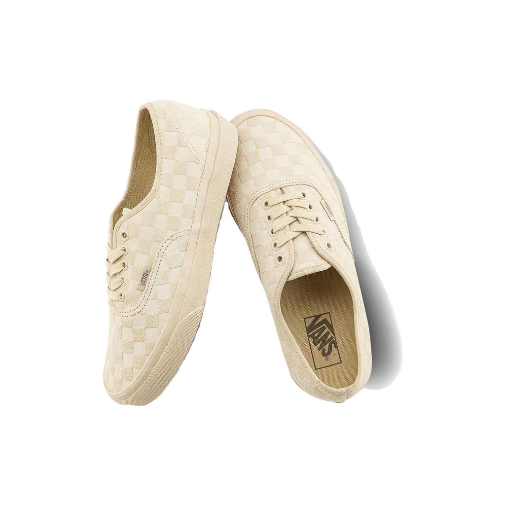 Vans Authentic Mono Checkerboard - Tan Unisex Sneakers VN0009PVTAN