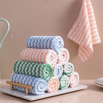 Absorbent Cloth Cleaning Rag Dishwashing Towel Washcloths Durable