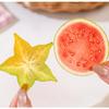 Cute Strawberry Bookmarks Creative Fruit Slice Acrylic Transparent Page Markers Ins Style Fruits Reading Mark Reading Accessory