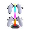 Gaming LED Headphone Stand Controller Holder Headsets Stand Controller Stand Hanger Gaming Dock Accessories for Desk