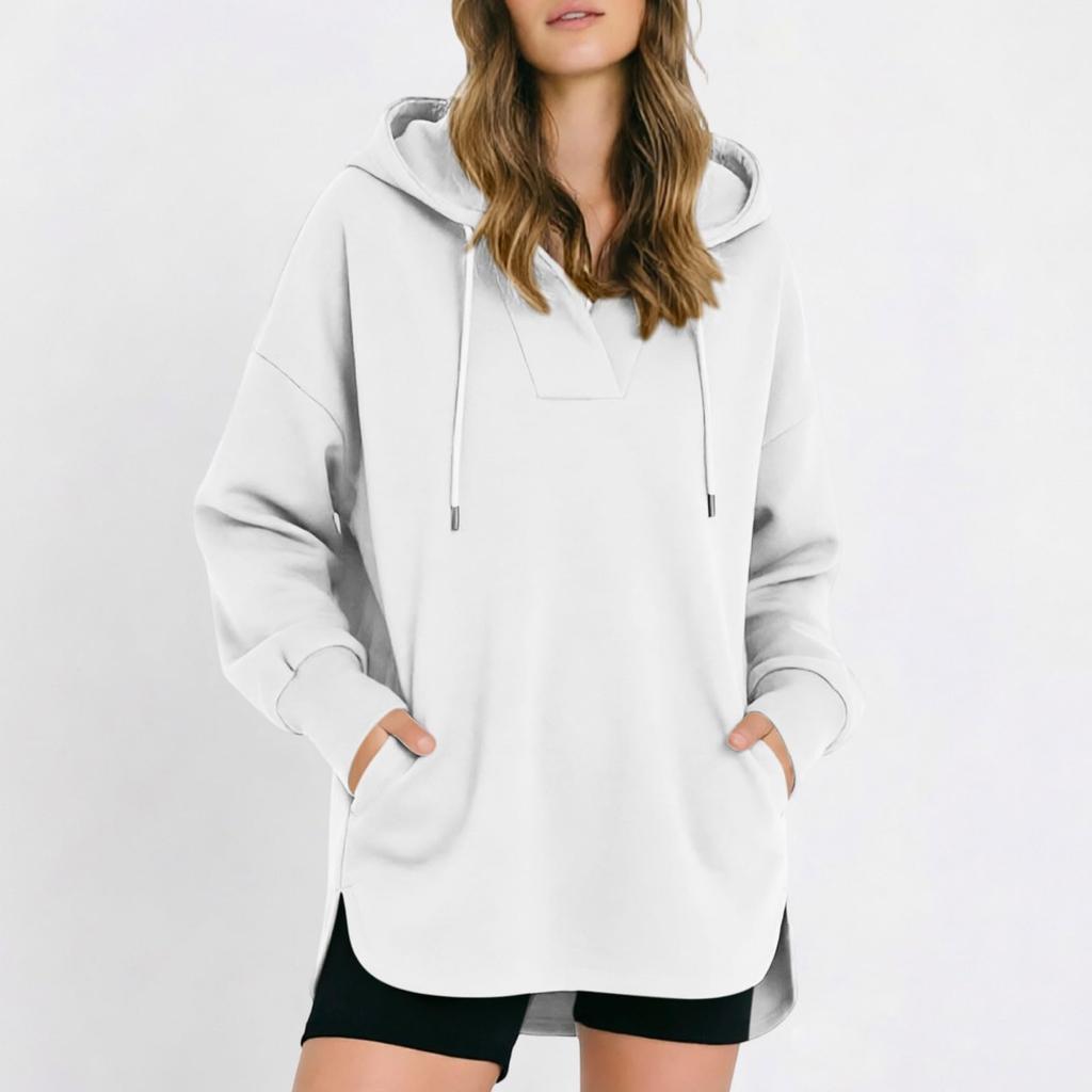 Oversized Hoodies For Women Drop Shoulder Sweatshirt with Pocket