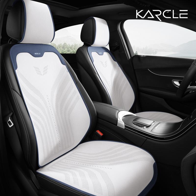High Quality Suede Cover Universal High-end Car Seat Cover Breathable Seat Anti-slip Luxury Car Protection Thin Suede Seat Cover