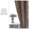 Rustic Wooden Curtains   Farmhouse Retro Brown Planks Wooden Wood Farm Rustic Prints Blackout Rod Pocket Window Treatments Drapes