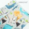 Non-Toxic Dinosaur Waterproof Pouch Lightweight Foldable Travel Storage Bag For Swim Beach Gym Baby Outing Cosmetics Pouch