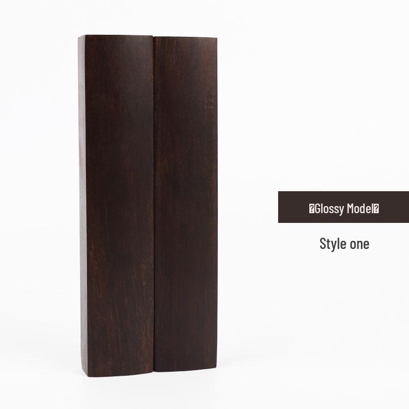 

Черная линейка и пресс-папье из древесины катальпы для каллиграфии и книгопечатания