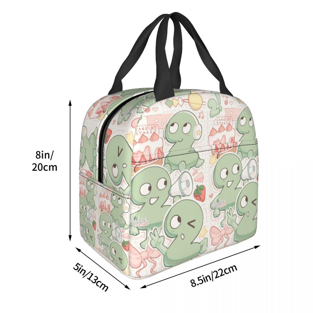 Two Tpot BFDI Insulated Lunch Bag for Women Children Leakproof Food Boxes Thermal Lunch Box Tote