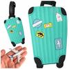 Identifier Tag for Travel Luggage Suitcase for Airplane Turquoise
