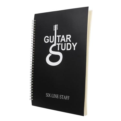 

KAILIKETIY Portable Music Notebook for Guitar Beginners, Coil Design, Staff Notation, Easy to Write, Music Education, with Cover
