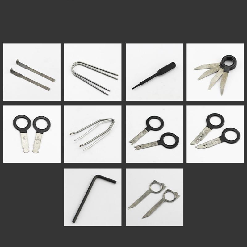 20 Pcs Practical Car Speaker Disassembly Tool Set Automobile Stereo Removal Radio Keys Remove Tools Repair Modification