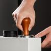 51/58MM Espresso Coffee Tamper Stainless Steel Base Ergonomic Handle DIY Coffee Tool Durable Wooden Handle Barista Tool
