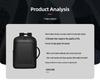 Men's & Women's High-End Fashion Backpack - Ballistic Nylon, Waterproof, Lightweight, Commuter & School Bag