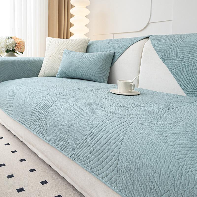 Cotton Sofa Cushion, Universal Cushion For All Seasons, Fabric Art, Non-Slip Seat Cushion, Simple And Modern Sofa Cover, All-Inclusive Cover Cloth