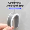 Valve Stems Caps 4PCS Car Mirror Sticker Door Side Anti Collision Strip Decals For Volkswagen VW Scirocco Passat Polo B5 B6 B7 C Ae8