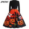 JPNTKY Fashion Spring Autumn V-Neck Long Sleeve Casual Dresses