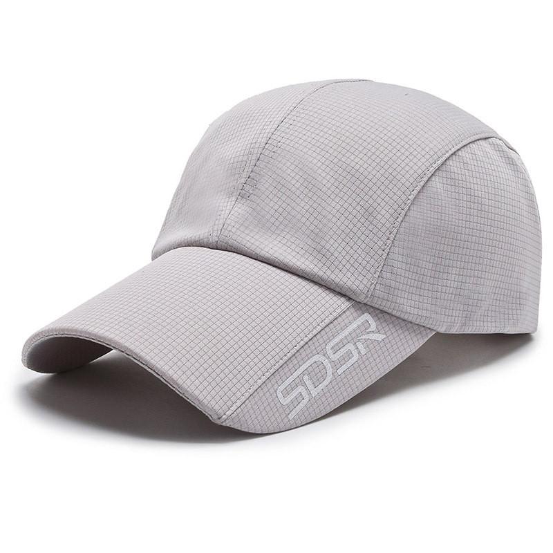 Polyester Summer Mesh Baseball Cap With Sun Protection For Outdoor Activities