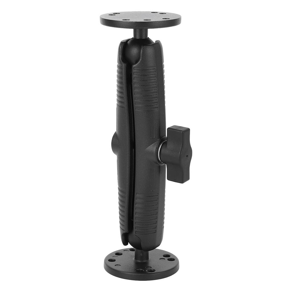1in Double Ball Mount with 2 AMPS Round Plates Aluminum Alloy Fish Finder Mount 17 Cm Double Socket Arm for Garmin
