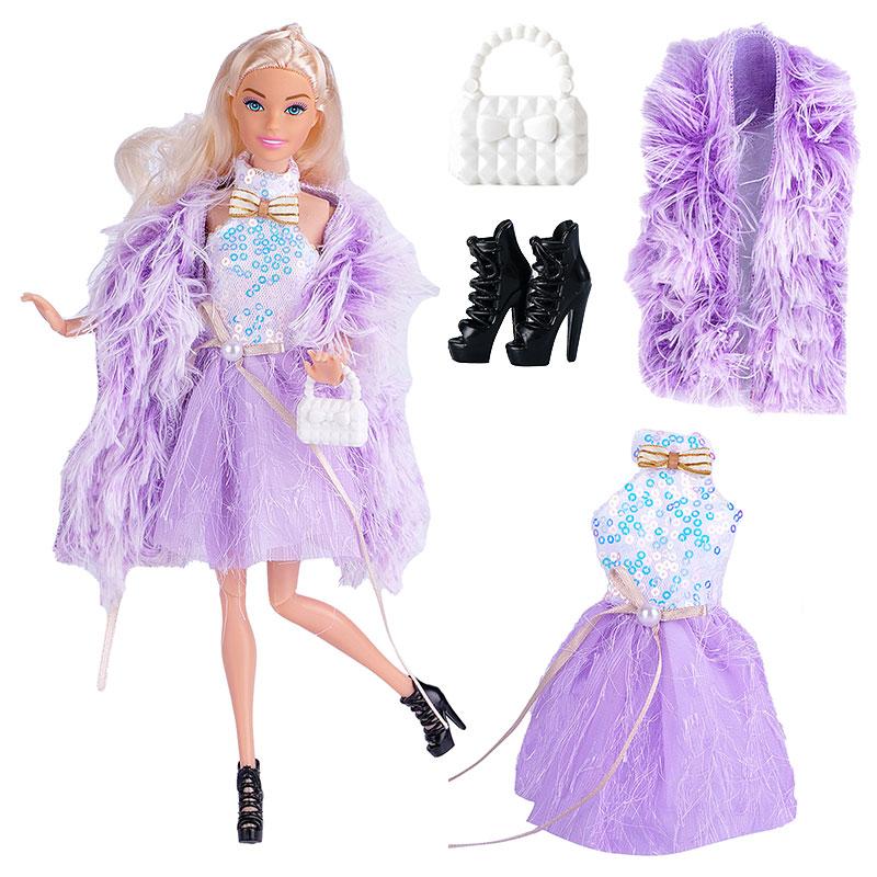 Nové šaty pro panenky Módní kabát Mořské panny Lesklé flitry Šaty s rybí ocasem Krajková sukně Šaty Oblečení pro panenku Miminko Vánoční hračky Dárek