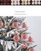Retro 8cm Christmas Ball Set: 12 Decorative Ornaments for Festive Scenes and Tree Decoration