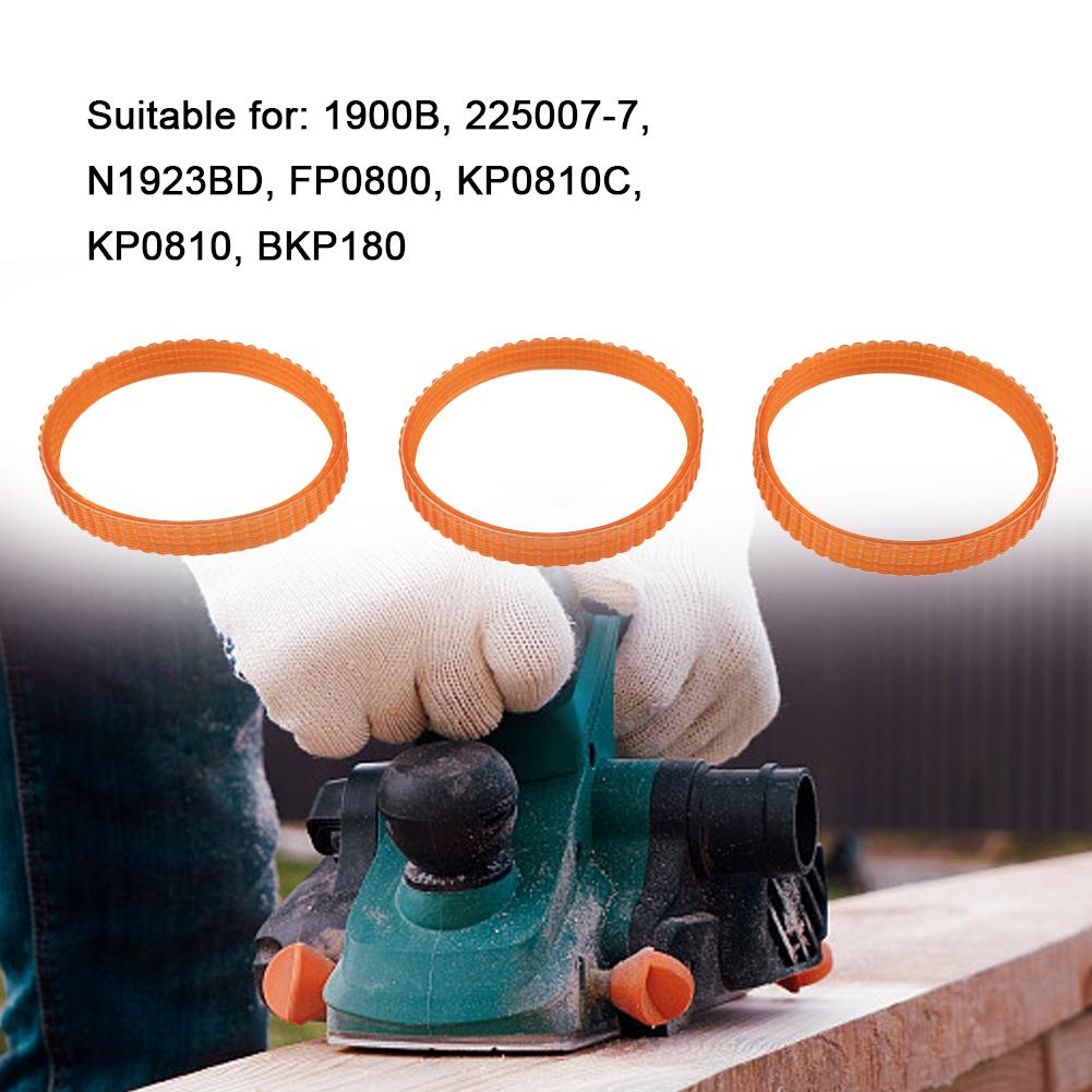 Long Lasting Polyurethane Drive Belt for Electric Planer For 1900B 225007 N1923B 238mm Girth 9 6mm Width (Set of 3)