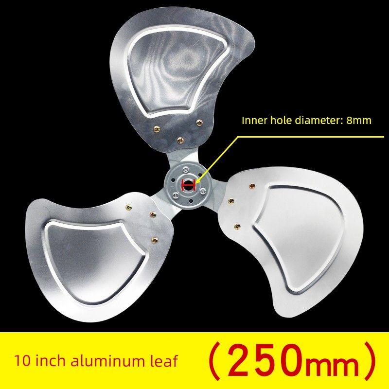 12/14/16/18/20-Inch Industrial Floor Fan Aluminum Alloy Fan Leaf Sitting Fan Thickened Wind Leaf Neutral Fan Blade 10inch -250Mm-Inner Hole 8mm