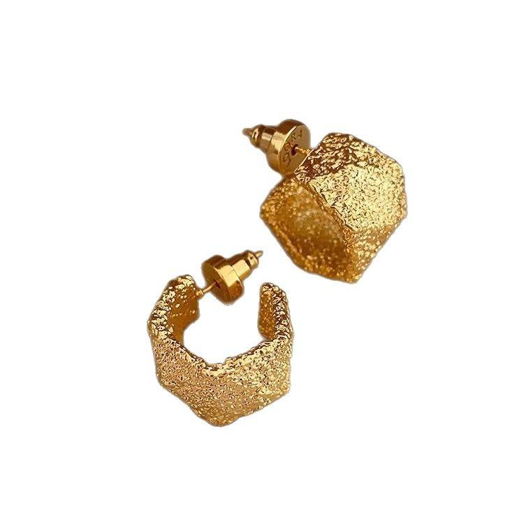 Personalized C Hoop Earrings