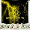 Borussia Dortmund Wall Tapestry Aesthetic Wall Hanging Printed Fabric Blanket Decorative Tapestries for Bedroom Living Room Home Decor
