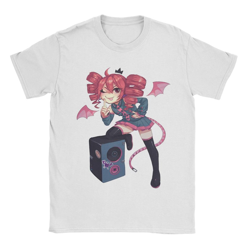 Unisex Unisexs Kasane Teto Cartoon Anime T-Shirt Virtuelle Idole 100% Baumwolle Oberteile Einzigartig Kurzarm Rundhals T-Shirts Geschenk T-Shirt
