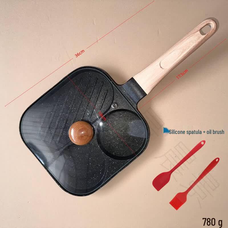 Wutuo 3-Hole Breakfast Frying Pan Set