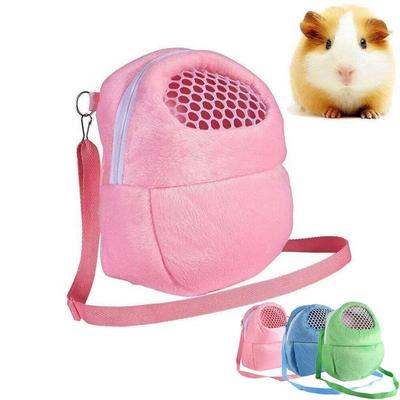 Kleine Transportbox für Kaninchen, Käfig, Hamster, Chinchilla, Reise, warme Taschen, Meerschweinchen, Tragetasche, atmungsaktiv, Haustierkäfig, Ratte, Leine