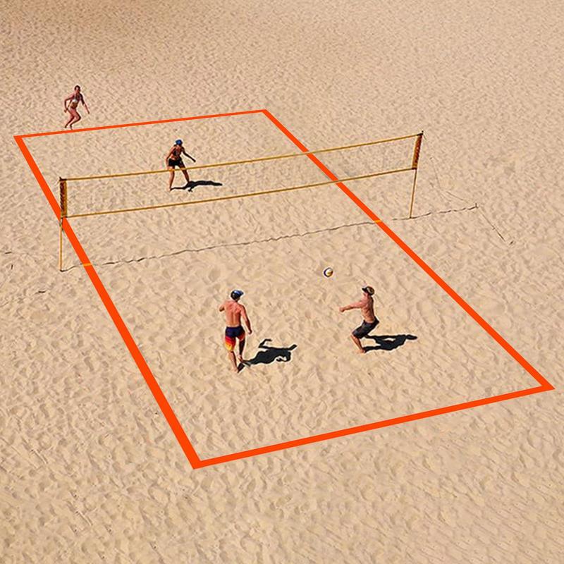 Sand Volleyball Lines Professional Grass Volleyball Lines Portable Sports Supplies Reusable Tennis Courts Equipment for Daily
