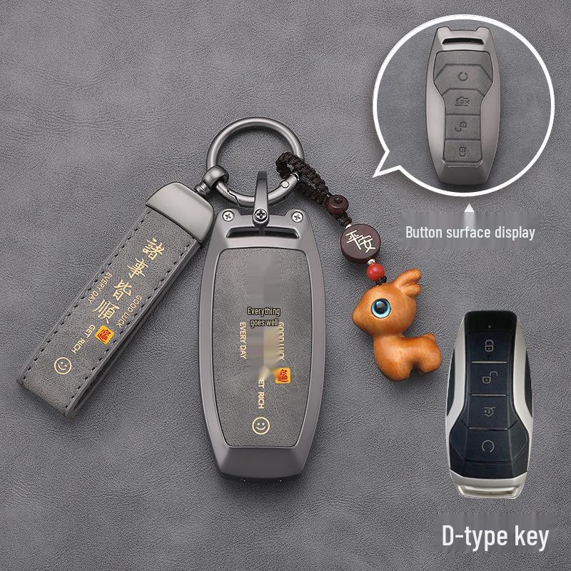 BYD Key Case for Han, Qin Plus DMI, Song Pro, Song L, Tang, Yuan, Destroyer 05, Seagull, Dolphin, Seal 06