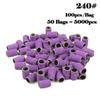 5000pcs Nail Art Sanding Bands 80# 120# 180# 240 Grinder Band for Manicure Drill Machine Removing Gel Varnish Pedicure