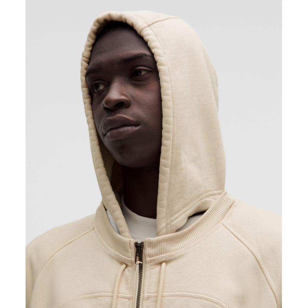 Lululemon Men S Removable Hood Full Zip Hoodie  SlnSh Collection Natural Ivory