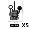 Military Building Blocks MOC Star Movie Characters Solider Figures War Mini Bricks Weapons Accessories Guns Cloak Axe Armor