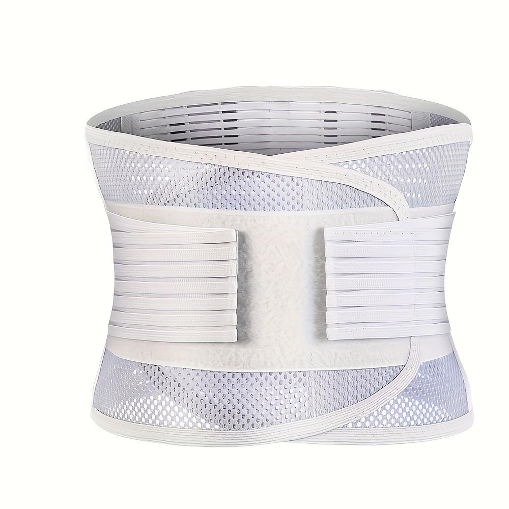 

1Pc Back Brace Breathable Lower Back Support Belt Pain Relief with 4 Stays for Heavy Lifting Herniated Disc, Sciatica, Scoliosis XL світло-сірого кольору