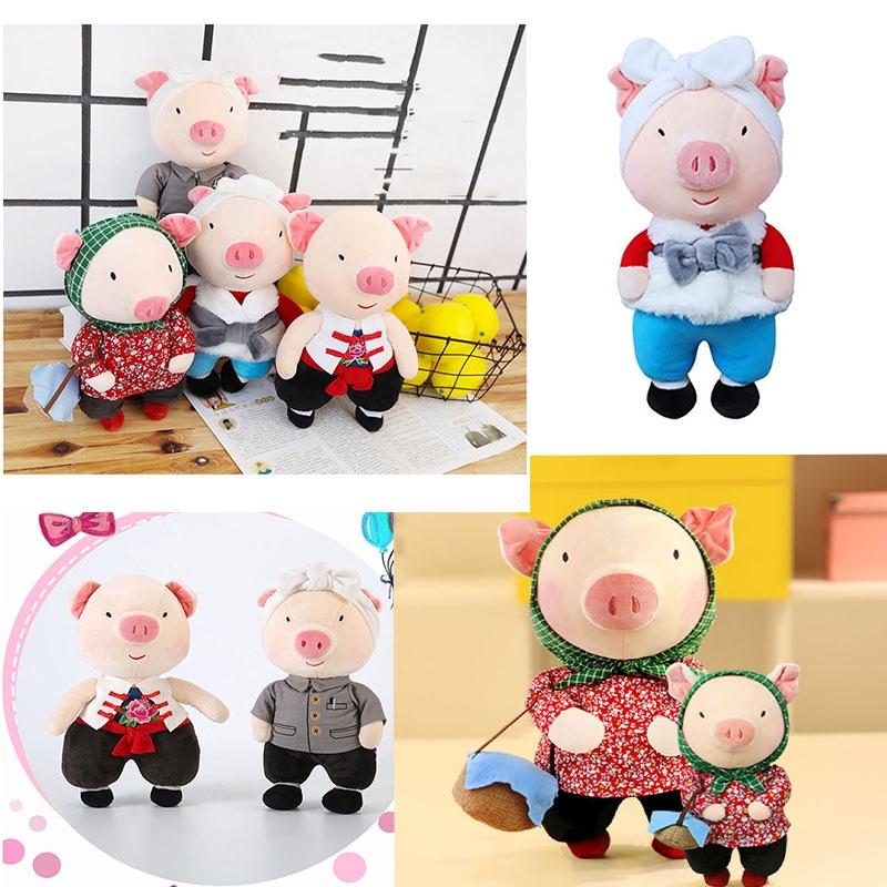 Cute Plush Toy Couple Pig Dolls, Soft Stuffed Animal Dolls, Perfect Gift For Boyfriend 15cm, 50cm, 28cm
