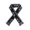 Winter-Strickschal mit Fledermaus-Spinnennetz-Print Warm Unisex Langer Wickelschal Streetwear