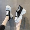 Woman Casual Shoes Platform Sneakers Autumn New Thick Soled Round Toe Casual Sports Shoes Inner Height Increasing Women's Shoes