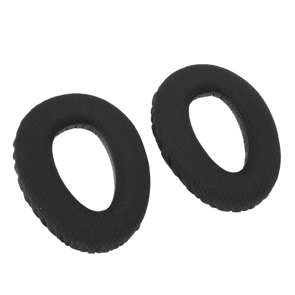 2 Pcs Ear Pads Breathable Mesh Fabric Soft Memory Foam Comfortable Ear Cushions Replacement for PXC480 PXC550